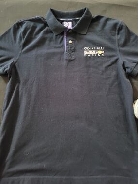 Red Bull Racing Infiniti Men's Black Polo Shirt